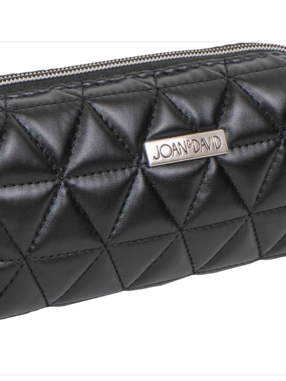 Joan & David Black Quilted 6 Piece Travel Cosmetic Bag Set NWT - Picture 6 of 8